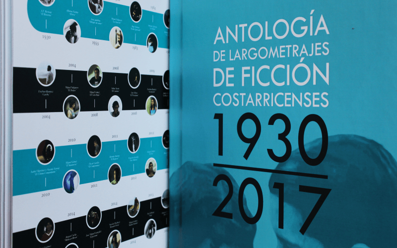 Carátula Antología de Largometrajes de Ficción costarricense 1930-2017
